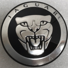 Load image into Gallery viewer, Set of 4 Jaguar Black 59mm Center Cap Cover 8W93-1A096-AB a3126a26