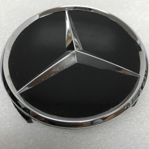 SET OF 4 BLACK Mercedes Benz Center Caps 2204000125 46578b16