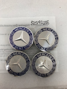 Set of 4 Mercedes 75MM Wheel Center Hub Caps A1714000025 3254d28e