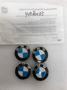 Set of 4 BMW Wheel Center Cap 68mm Genuine 36136783536 440dbe03