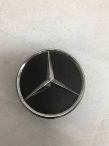 4x for Mercedes-Benz Matte Black Wheel Center Hub Caps Emblem Hubcaps Set 75mm