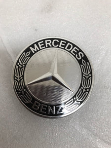 4PC Mercedes 75MM Classic Dark Blue Wheel Center Hub Caps AMG Wreath 2200de19