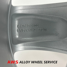 Load image into Gallery viewer, MERCEDES SLK350 2005 17&quot; FACTORY ORIGINAL REAR WHEEL RIM 65358 A1714010602