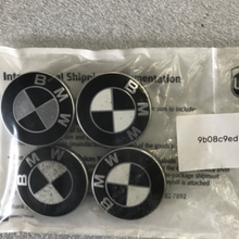 Load image into Gallery viewer, Set of 4 BMW OEM Wheel Hub Center Cap 6783536 9b08c9ed