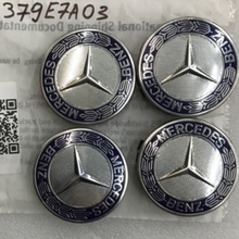 Load image into Gallery viewer, SET OF 4 MERCEDES-BENZ WHEEL CENTER CAPS A1714000125 379e7a03