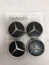 Load image into Gallery viewer, 4x for Mercedes-Benz Matte Black Wheel Center Hub Caps 75mm fb7b85ef