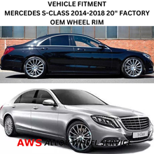 Load image into Gallery viewer, MERCEDES S-CLASS 2014-2018 20&quot; FACTORY OEM AMG FRONT WHEEL RIM 85353 A2224010400