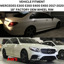 Load image into Gallery viewer, MERCEDES E-CLASS 2017-2020 18&quot; FACTORY OEM FRONT AMG WHEEL RIM 85538 A2134011800