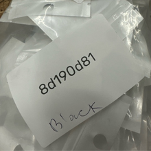 Load image into Gallery viewer, Set of 4 Hyundai Black Wheel Stem Air Valve Caps 8d190d81