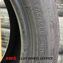 Load image into Gallery viewer, Michelin 245/45/19 Used 3e364d17 102H