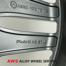 Load image into Gallery viewer, MERCEDES CL55 2006 19&quot; FACTORY ORIGINAL REAR WHEEL RIM 85092 A2204001602