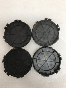 4PC Mercedes-Benz 75MM Classic Dark Blue Wheel Center Hub Caps AMG Wreath
