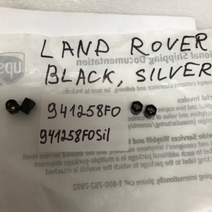 Set of 4 Universal Land rover Black Wheel Stem Air Valve Caps 941258f0