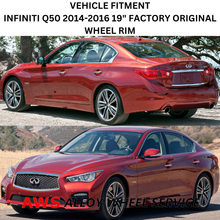 Load image into Gallery viewer, INFINITI Q50 2014-2016 19&quot; FACTORY OEM WHEEL RIM 73766#D D0C004GA3B