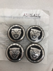 Jaguar Black 57mm Center Cap Cover 8W93-1A096-AB