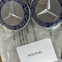 Load image into Gallery viewer, Set of 4 Mercedes-Benz Dark Blue Center Cap 75MM b62a7e4c