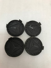 Load image into Gallery viewer, Set of 4 Mercedes 75MM Classic Dark Blue Wheel Center Caps AMG Wreath 93ccbd68