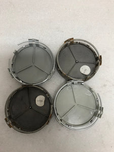 4x for Mercedes-Benz Silver Wheel Center Hub Caps Emblem Hubcaps Set 75mm