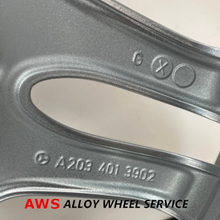 Load image into Gallery viewer, MERCEDES C55 2006 18&quot; FACTORY ORIGINAL REAR AMG WHEEL RIM 65384 A2034013902