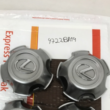 Load image into Gallery viewer, Set of 2 Lexus Silver Center Caps 9722ba19