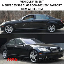 Load image into Gallery viewer, MERCEDES S63 CL63 2008-2011 20&quot; FACTORY OEM FRONT AMG WHEEL RIM 85028