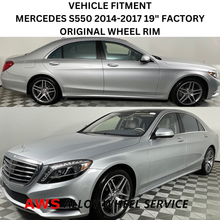 Load image into Gallery viewer, MERCEDES S550 2014-2017 19&quot; FACTORY OEM REAR WHEEL RIM 85503 A2224010100 85350