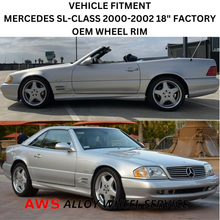 Load image into Gallery viewer, MERCEDES SL-CLASS 2000 2001 2002 18&quot; FACTORY ORIGINAL REAR AMG WHEEL RIM 65229