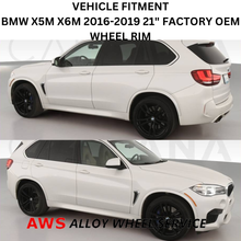 Load image into Gallery viewer, BMW X5M X6M 2016-2019 21&quot; FACTORY OEM REAR WHEEL RIM 86195 36112284653