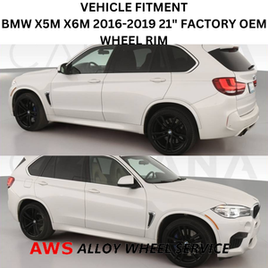 BMW X5M X6M 2016-2019 21" FACTORY OEM REAR WHEEL RIM 86195 36112284653