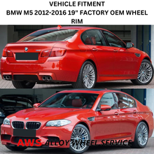Load image into Gallery viewer, SET OF 4 BMW M5 2012-2016 19&quot; FACTORY OEM WHEEL RIMS 71558 71559