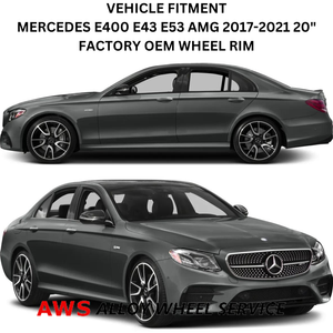 MERCEDES E-CLASS AMG 2017-2021 20" FACTORY OEM REAR WHEEL RIM 85544 A2134012500