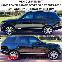 Load image into Gallery viewer, SET OF 4 LAND ROVER RANGE ROVER SPORT 2013-2018 22&quot; FACTORY OEM WHEEL RIM 72247