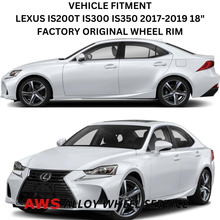 Load image into Gallery viewer, LEXUS IS200T IS300 IS350 2017-2019 18&quot; FACTORY OEM WHEEL RIM 74364 4261153540