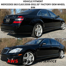 Load image into Gallery viewer, SET OF 4 MERCEDES S63 CL63 2008-2011 20&quot; FACTORY OEM AMG WHEEL RIM 85028 85029