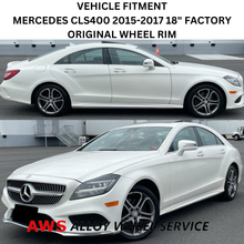 Load image into Gallery viewer, SET OF 4 MERCEDES CLS400 2015-2017 18&quot; FACTORY OEM WHEEL RIMS 85430-85431