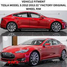 Load image into Gallery viewer, TESLA MODEL S 2012 2013 21" FACTORY ORIGINAL WHEEL RIM 97686 600586800D