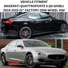 Load image into Gallery viewer, MASERATI QUATTROPORTE S Q4 GHIBLI 2014 2015 21&quot; FACTORY OEM WHEEL RIM REAR 97404