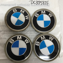 Load image into Gallery viewer, Set of 4 BMW Wheel Center Caps 6768640 68mm dc30581f