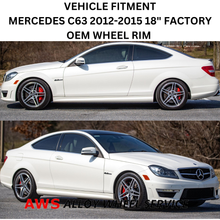 Load image into Gallery viewer, MERCEDES C63 2012-2015 18&quot; FACTORY OEM FRONT AMG WHEEL RIM 85221 A2044019402