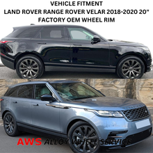 Load image into Gallery viewer, LAND ROVER RANGE ROVER VELAR 2018-2020 20&quot; FACTORY OEM WHEEL RIM 72302 LR091538