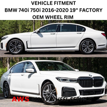 Load image into Gallery viewer, BMW 740i 750i 2016-2020 19&quot; FACTORY ORIGINAL REAR WHEEL RIM 86278 36117850580