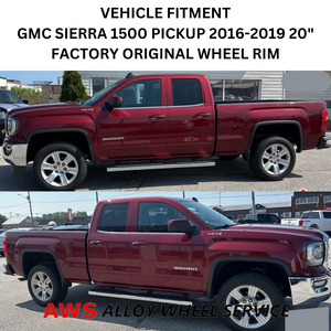 GMC SIERRA 1500 PICKUP 2016-2019 20" FACTORY ORIGINAL WHEEL RIM