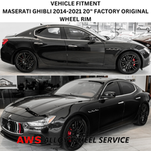 Load image into Gallery viewer, MASERATI GHIBLI 2014-2021 20&quot; FACTORY ORIGINAL WHEEL RIM REAR 97410 670016860