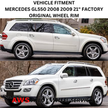 Load image into Gallery viewer, SET OF 4 MERCEDES GL550 2008 2009 21&quot; FACTORY OEM WHEELS RIMS 85014 A1644014302