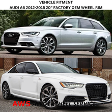 Load image into Gallery viewer, SET OF 4 AUDI A6 2012-2015 20&quot; FACTORY ORIGINAL WHEEL RIM 58897 4G0601025G