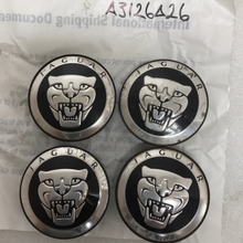 Load image into Gallery viewer, Set of 4 Jaguar Black 59mm Center Cap Cover 8W93-1A096-AB a3126a26