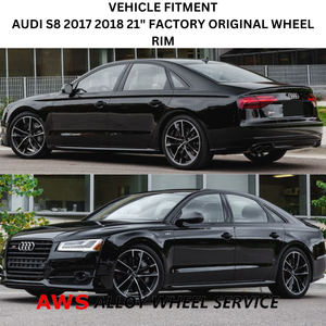 AUDI S8 2017 2018 21 INCH ALLOY RIM WHEEL FACTORY OEM 59016 4G8601025AR