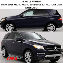 Load image into Gallery viewer, MERCEDES ML250 ML350 2012-2015 20&quot; FACTORY OEM WHEEL RIM 85278 A1664010902