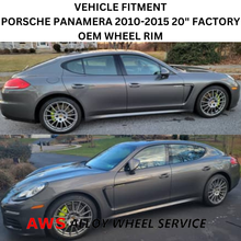 Load image into Gallery viewer, PORSCHE PANAMERA 2010-2015 20&quot; FACTORY OEM FRONT WHEEL RIM 67417 97036298000