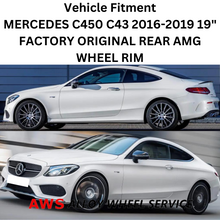 Load image into Gallery viewer, MERCEDES C450 C43 2016-2020 19&quot; FACTORY ORIGINAL REAR AMG WHEEL RIM 85451